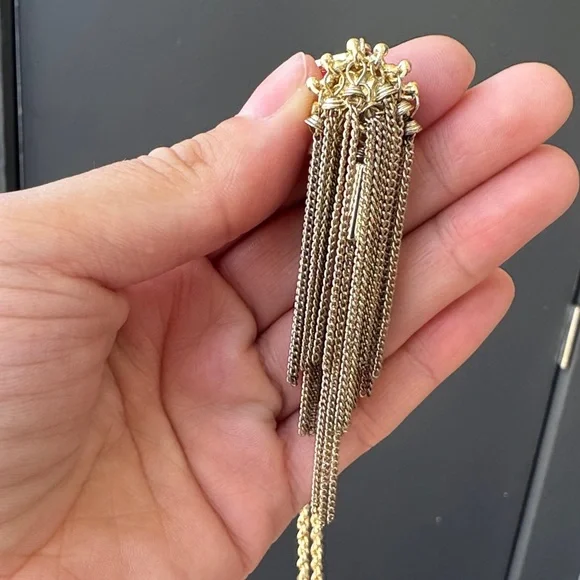 Kendra Scott Rayne Gold and Pink Pendant Necklace - Picture 4 of 8